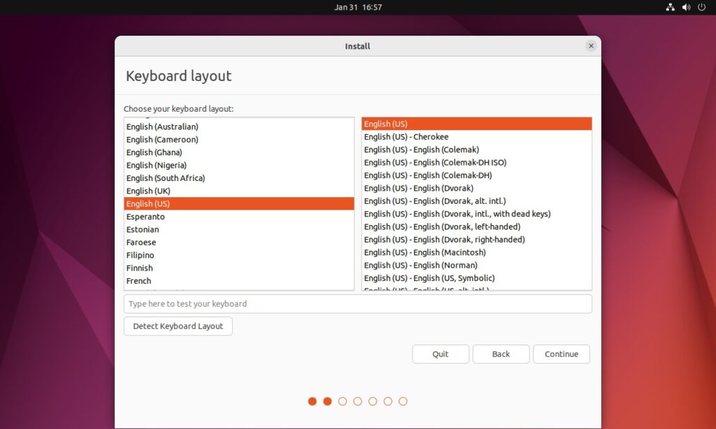 Ubuntu Keyboard Layout