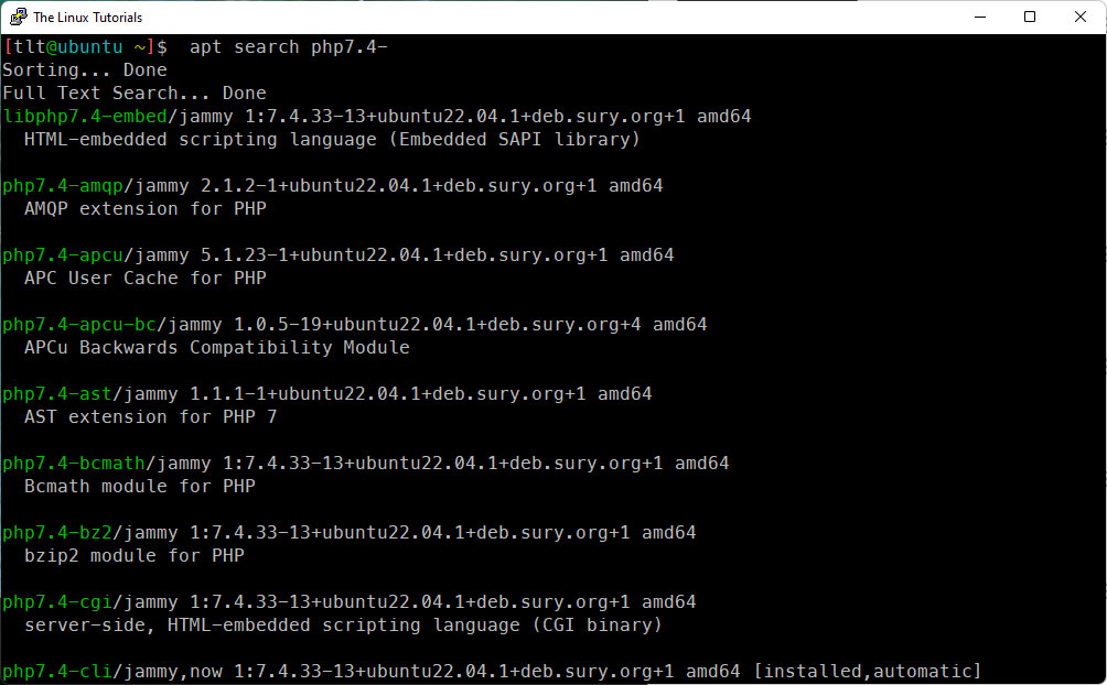 Install PHP Extensions in Ubuntu 22.04
