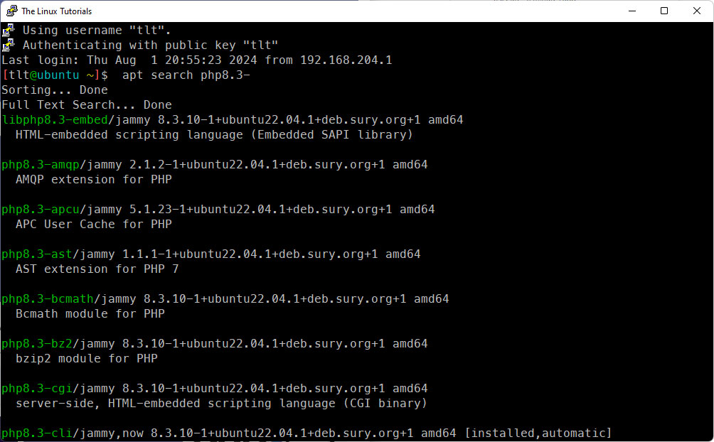 Install PHP8.3 Extensions on Ubuntu 22.04