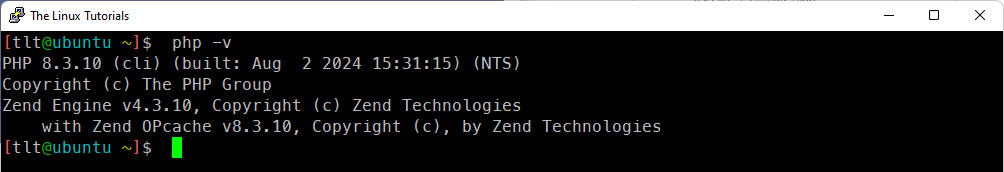 Verify PHP8.3 Installation